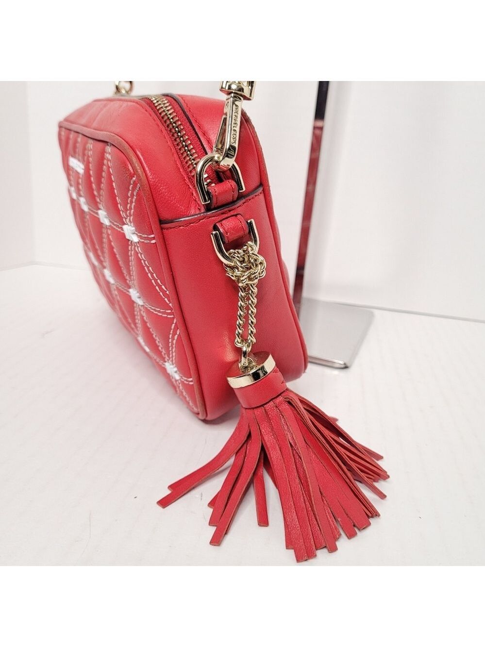 Michael Kors Ginny Quilted Leather Crossbody 32S9LF5M24 - Picture 5 of 16